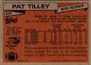 1981 Topps Pat Tilley