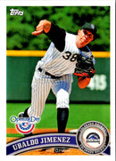 2011 Topps Opening Day Ubaldo Jimenez