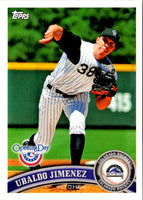 2011 Topps Opening Day Ubaldo Jimenez #145