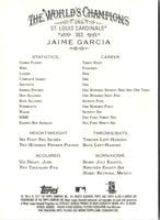 2011 Topps Allen & Ginter Jaime Garcia #303
