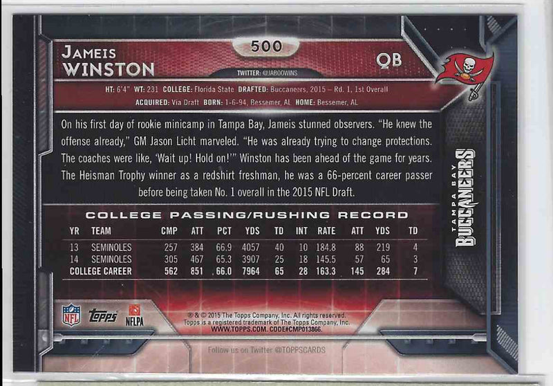 2015 Topps Jameis Winston