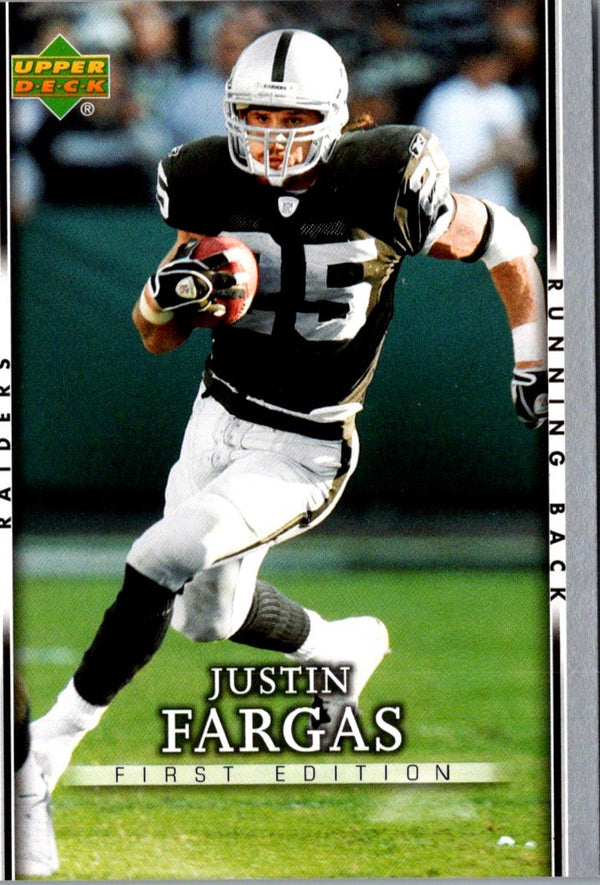 2007 Upper Deck First Edition Justin Fargas #71