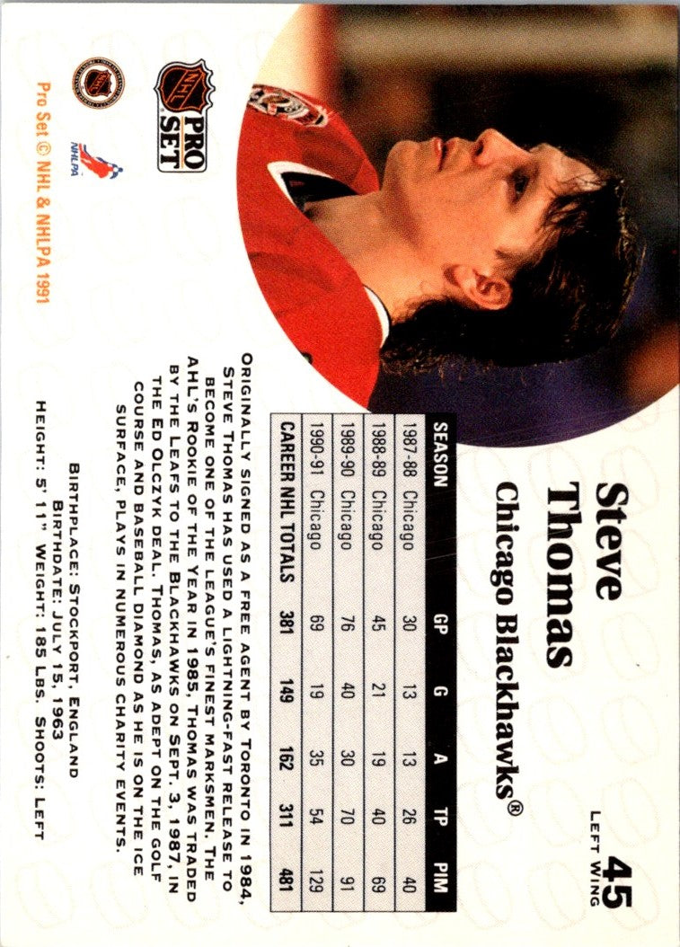1991 Pro Set Steve Thomas