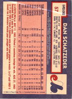 1984 O-Pee-Chee Dan Schatzeder #57