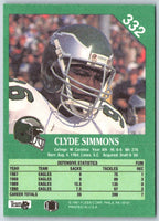 1991 Fleer Clyde Simmons #332