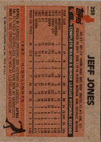 1983 Topps Jeff Jones #259 EX