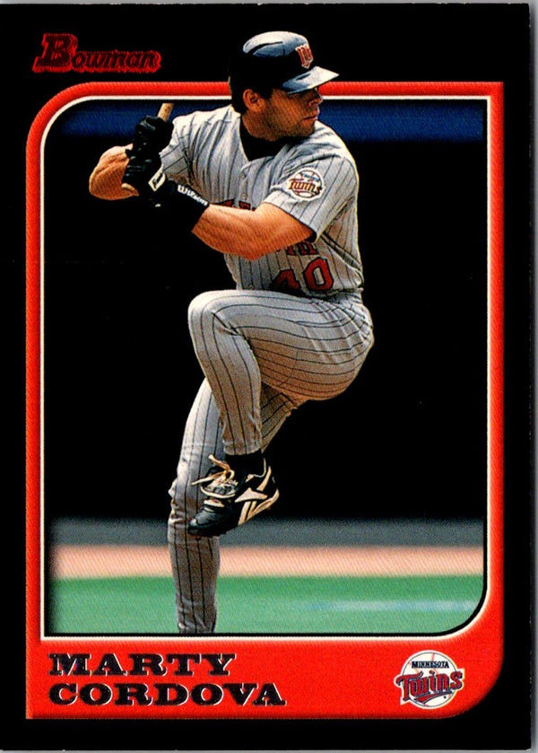 1997 Bowman Chrome Refractors Marty Cordova #87