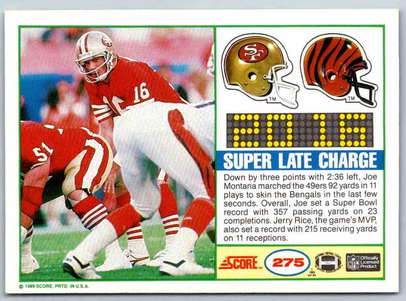 1999 Score Super Bowl XXIII