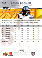2008 Upper Deck First Edition Deion Branch #130