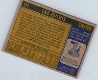 1972 Topps Lee Davis #212