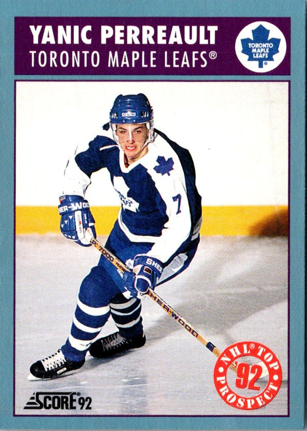 1992 Score Yanic Perreault #487 Rookie