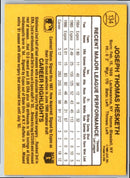 1987 Donruss Joe Hesketh