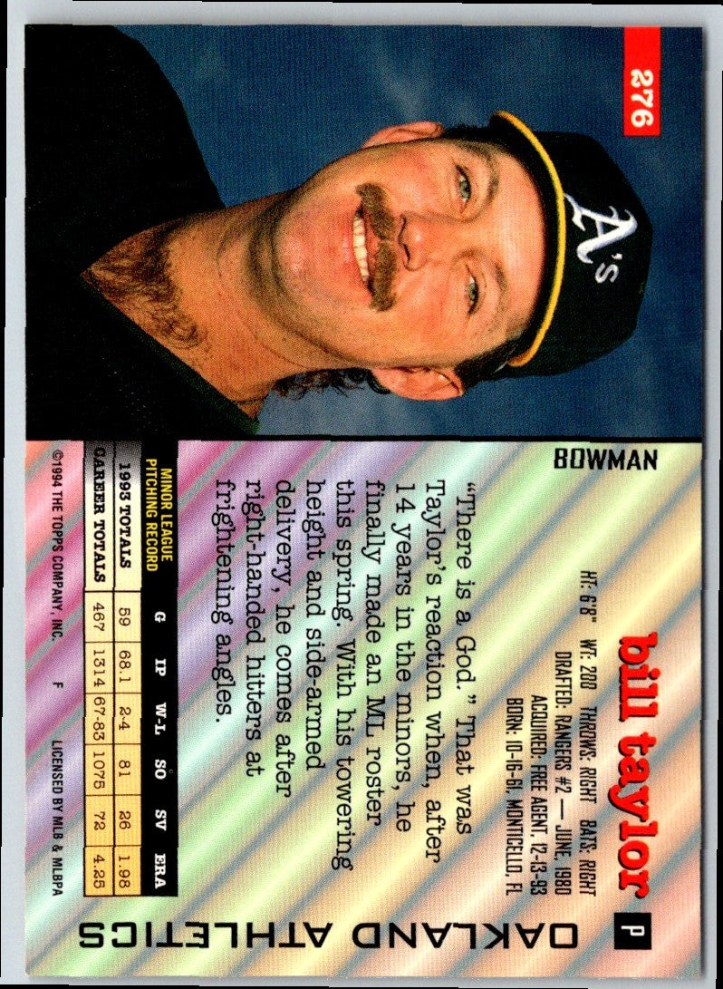 1994 Bowman Bill Taylor