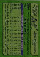 1982 Topps Tom Hume #9