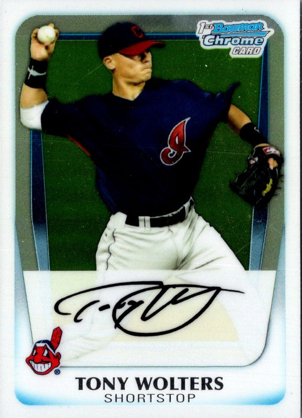 2011 Bowman Chrome Prospect Tony Wolters #BCP98