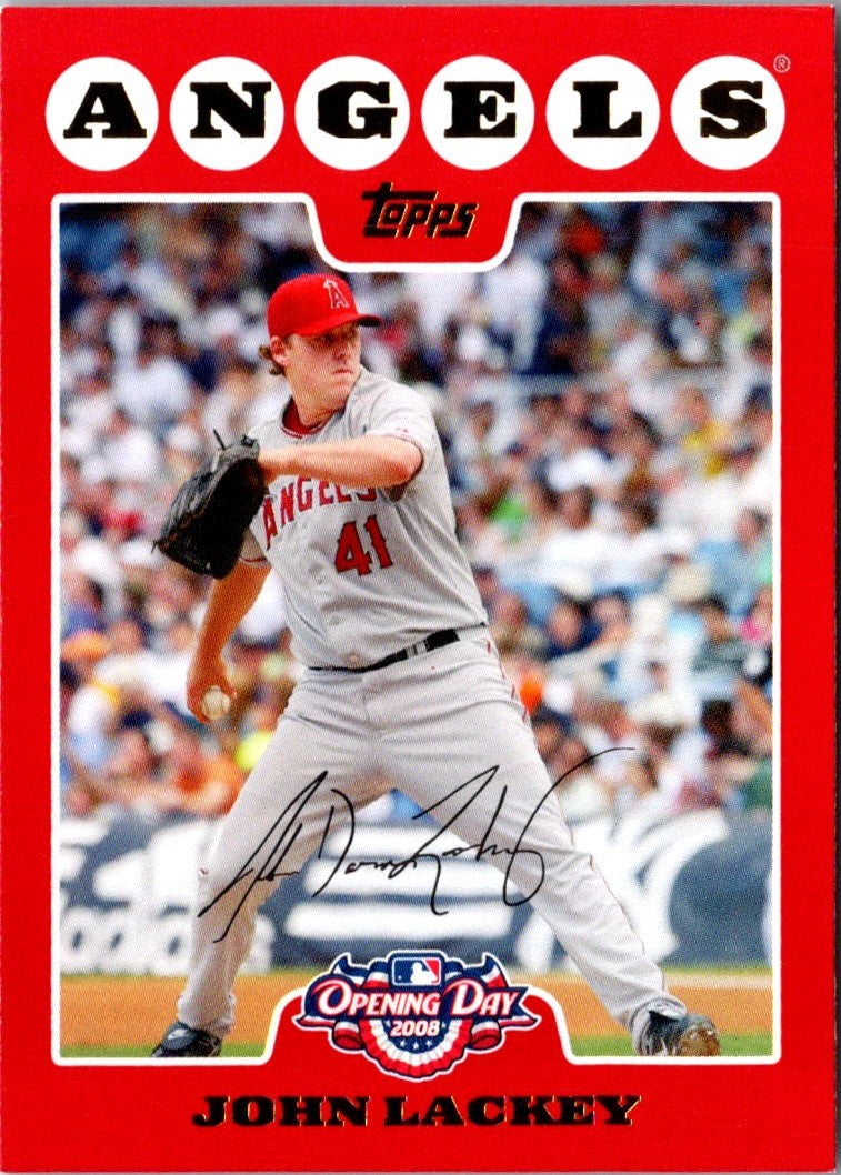 2008 Topps Opening Day John Lackey