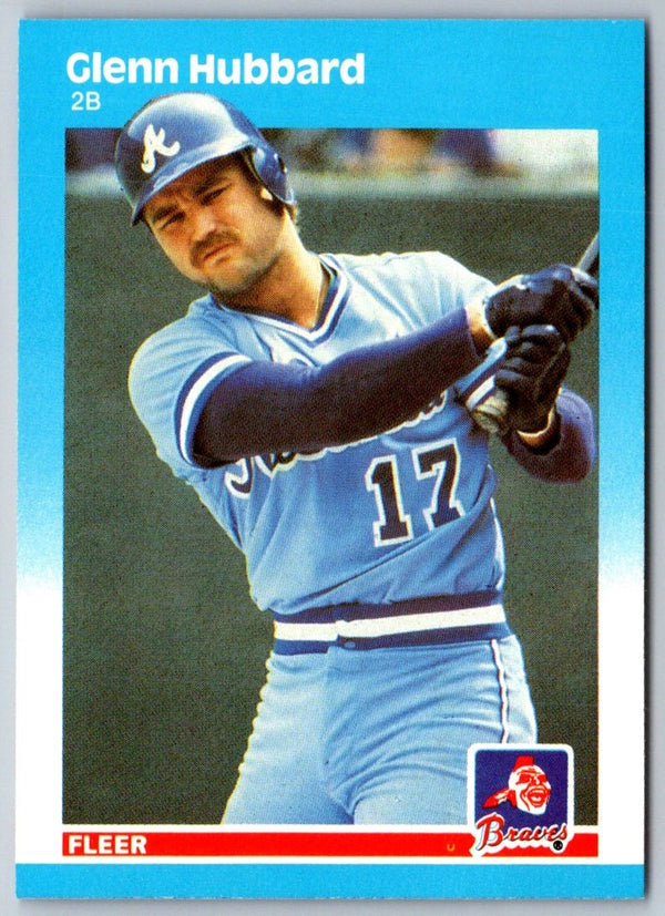 1987 Fleer Glenn Hubbard #519