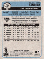 2009 O-Pee-Chee Duaner Sanchez #436