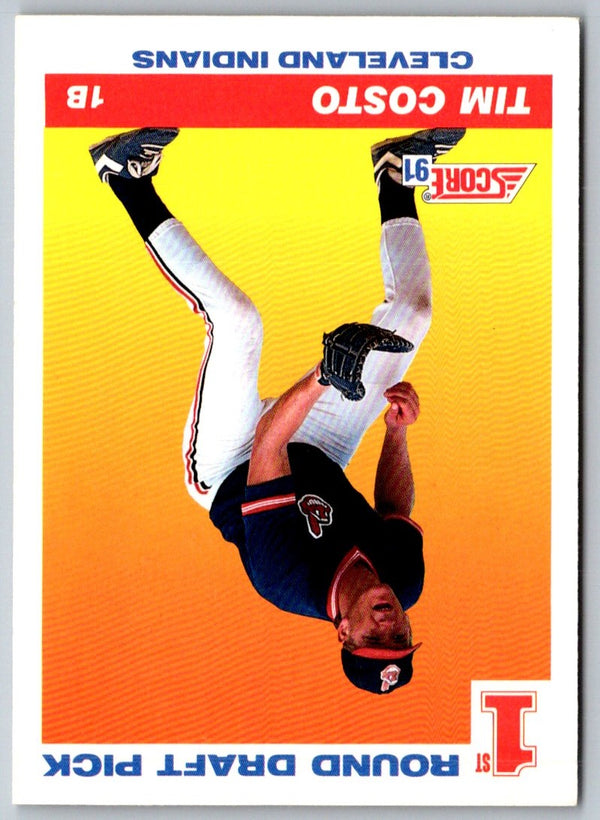 1991 Score Tim Costo #680 Rookie