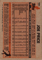 1983 Topps Joe Price #191