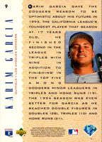 1995 Upper Deck Electric Diamond Gold Karim Garcia #9
