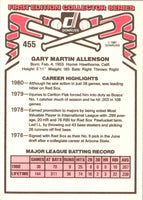 1981 Donruss Gary Allenson #455