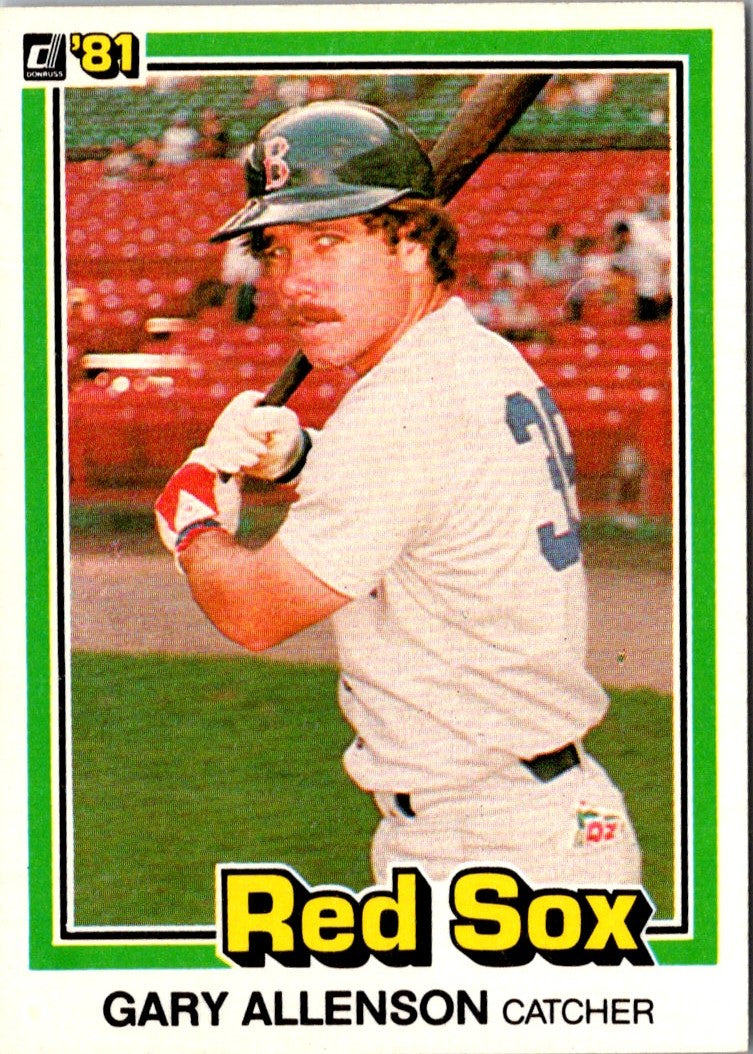 1981 Donruss Gary Allenson