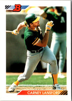 1992 Bowman Carney Lansford #78