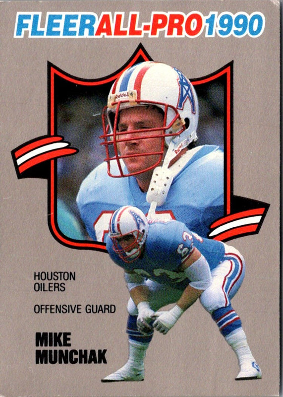 1990 Fleer All-Pro Mike Munchak #9