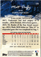 2017 Topps Gallery Matt Duffy #134