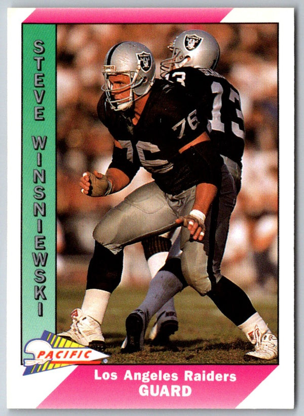 1991 Pacific Steve Wisniewski #244A
