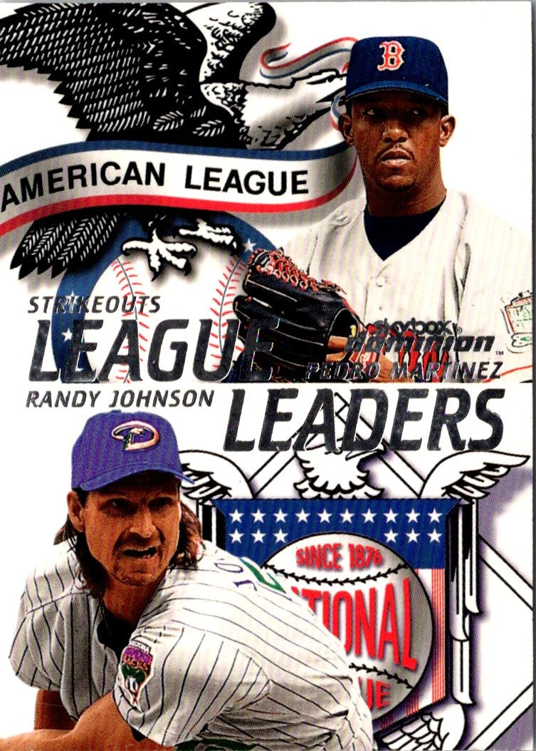 2000 SkyBox Dominion Randy Johnson/Pedro Martinez