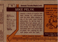1973 O-Pee-Chee Light Backs Mike Pelyk #71