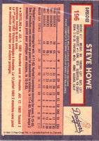 1984 O-Pee-Chee Steve Howe #196
