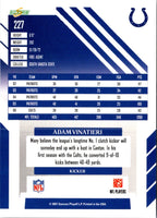 2007 Score Adam Vinatieri #227