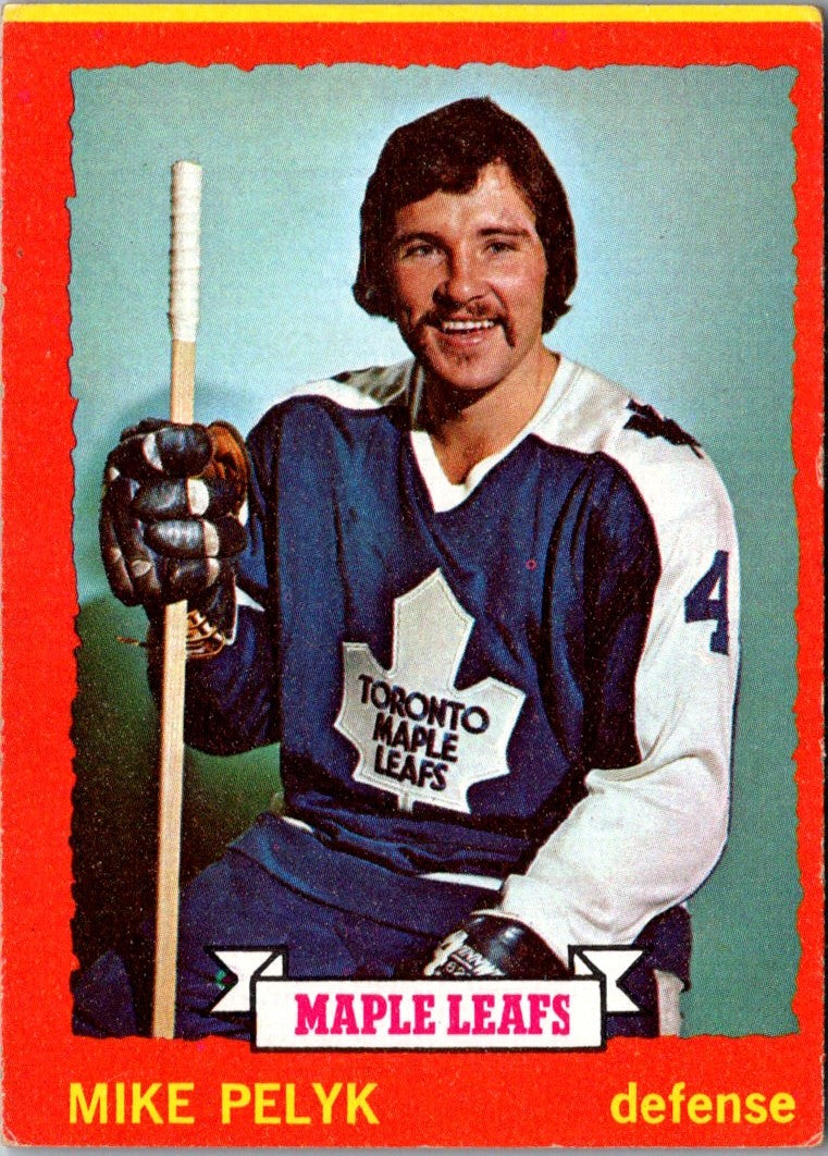 1973 O-Pee-Chee Light Backs Mike Pelyk