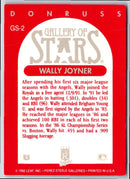 1992 Triple Play Gallery of Stars Wally Joyner
