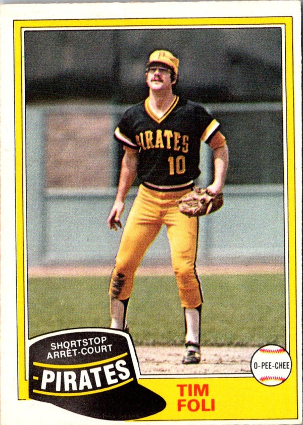 1981 O-Pee-Chee Tim Foli #38