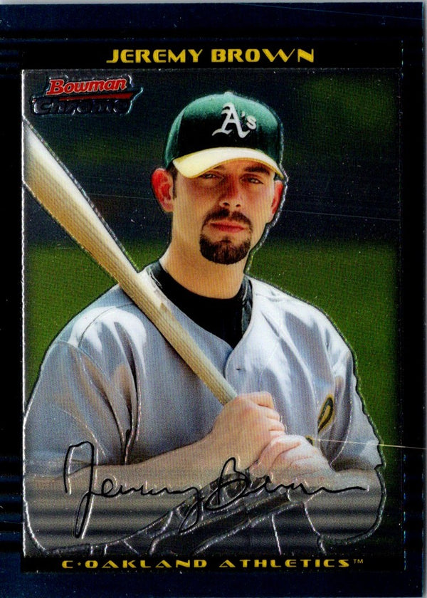 2002 Bowman Draft Picks & Prospects Chrome Jeremy Brown #BDP35 Rookie