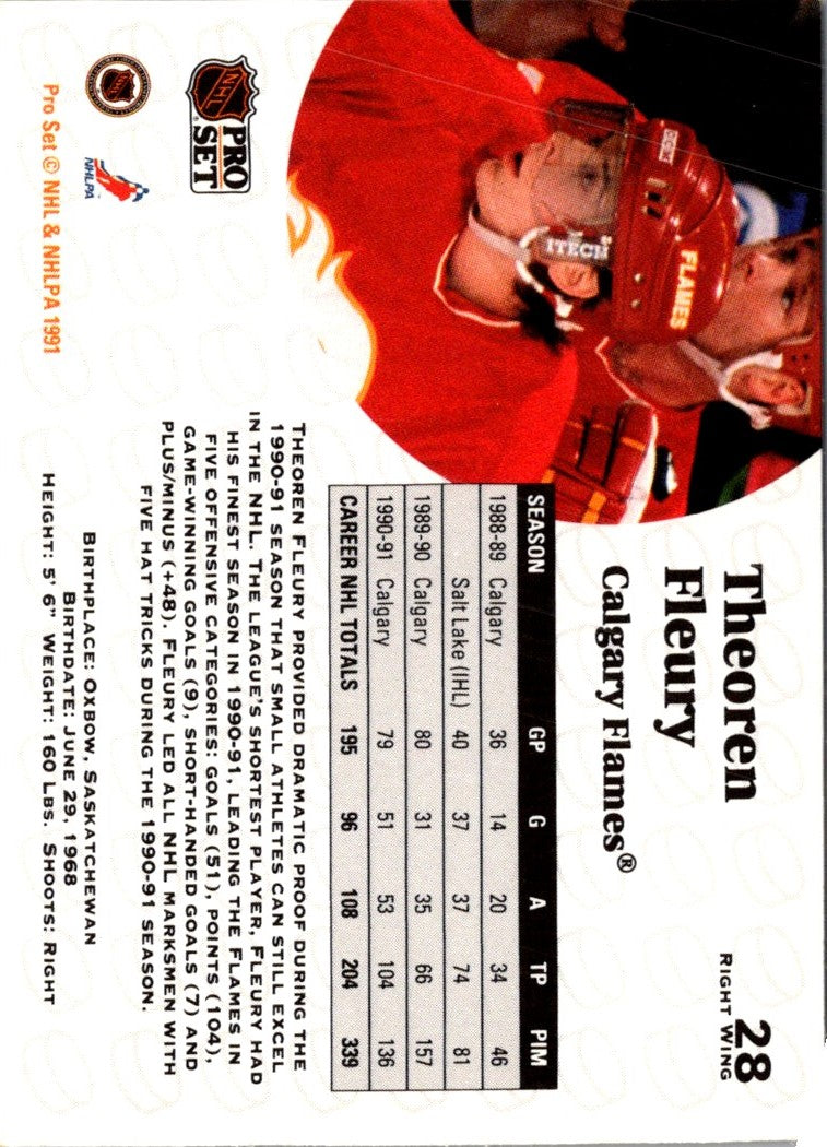 1991 Pro Set Theoren Fleury