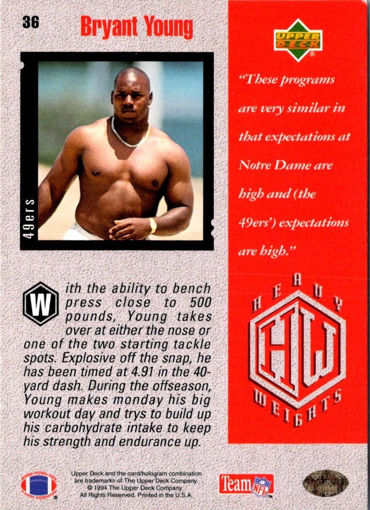 1994 Upper Deck Bryant Young