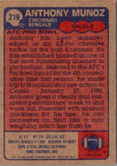 1985 Topps Anthony Munoz