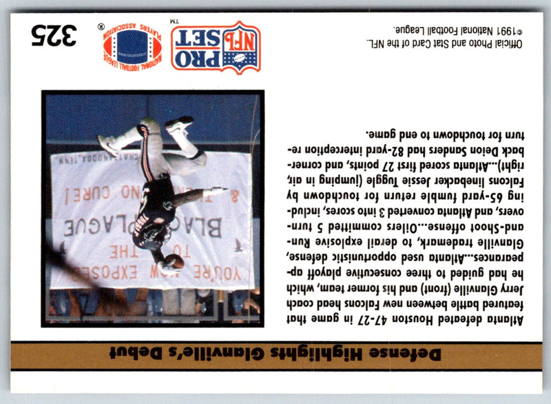 1991 Pro Set Jerry Glanville