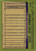1982 O-Pee-Chee Sparky Lyle #285