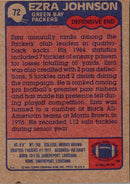 1985 Topps Ezra Johnson