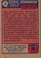 1985 Topps Ezra Johnson #72