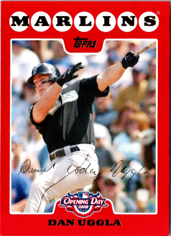 2008 Topps Opening Day Dan Uggla #33