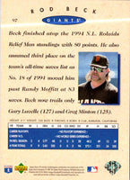1995 SP Rod Beck #97