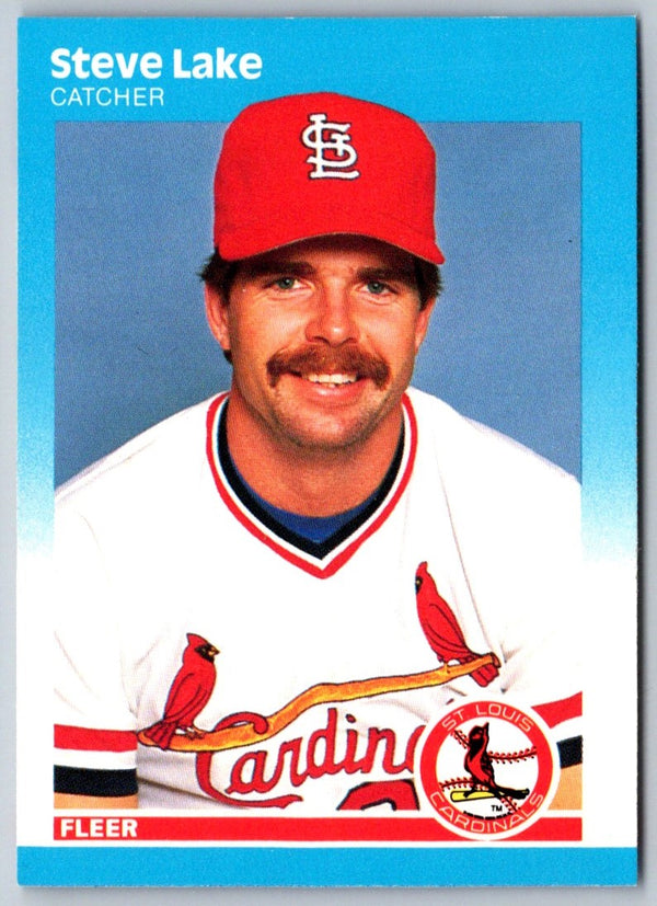 1987 Fleer Steve Lake #300
