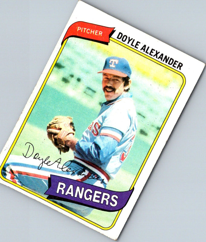 1980 Topps Doyle Alexander #67